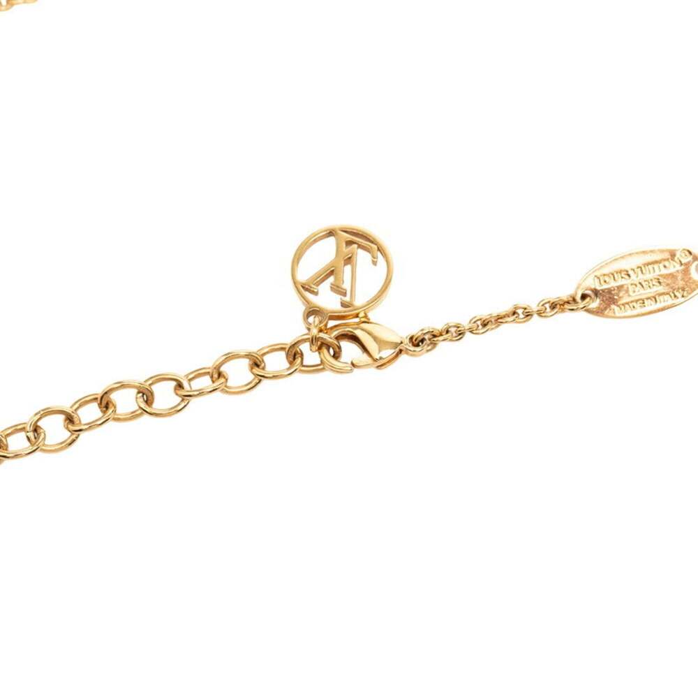LOUIS VUITTON Gold Necklace - Picture 4 of 7